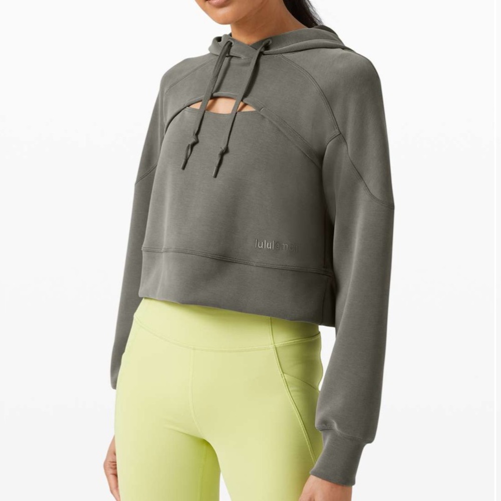 Lululemon Get Centred Crop Hoodie